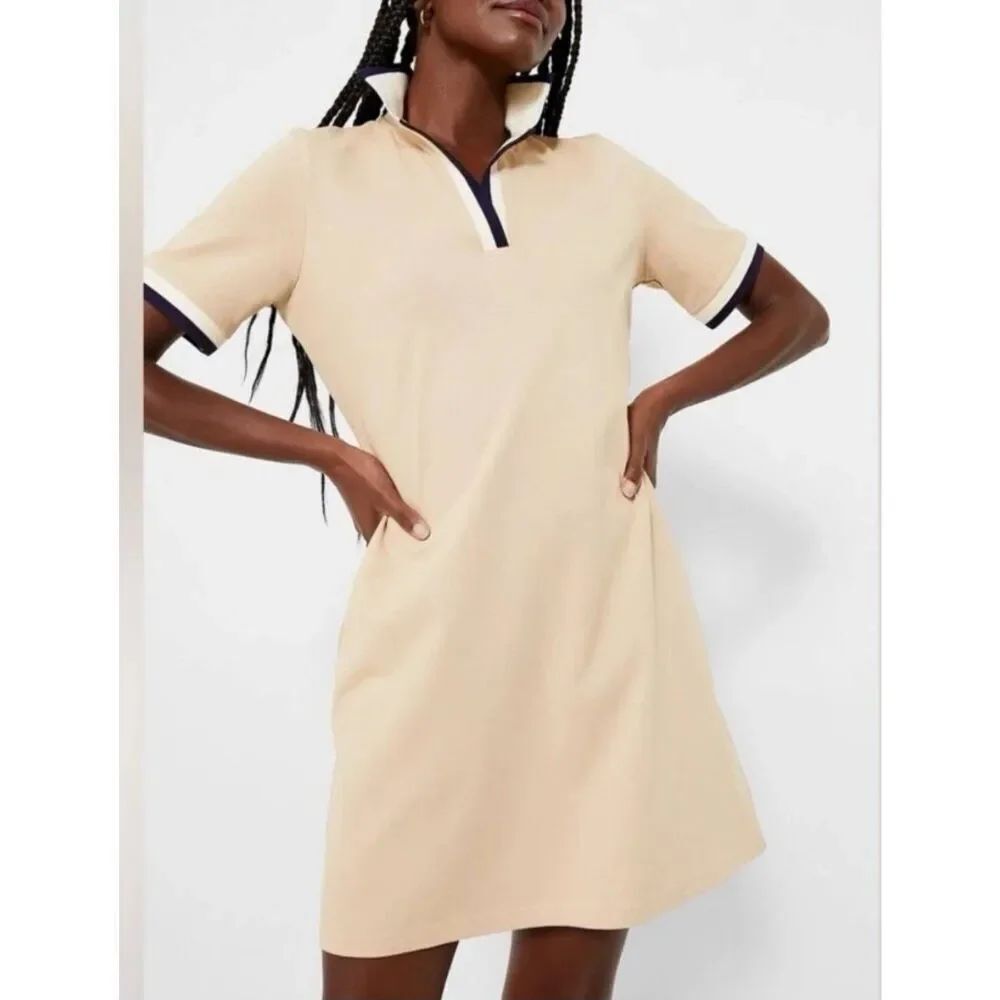 Tuckernuck Hutton Polo Dress Biege Size XS